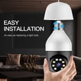 thumbnail image 5 of SPBPQY E27 Light Bulb Camera, 360 Home Security Camera, 2.4GHz WiFi 1080P Smart Home Surveillance Cam with Motion Detection Alarm Night Vision Two Way Talk Indoor Outdoor, 5 of 7