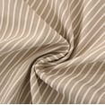 thumbnail image 2 of Jepeak Cotton Throw Pillow Covers Cases, Pack of 2 Decorative Square Comfortable Soft Striped Cushion Covers for Sofa Couch Badroom, Light Tan 20 x 20 Inches, 2 of 8