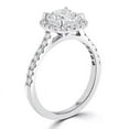 thumbnail image 5 of 3 Ct Cushion Moissanite Engagement Band D VS Moissanite Engagement Ring 925 Silver Moissanite Ring For Women, 5 of 5