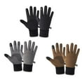 thumbnail image 4 of Winter Thermal Gloves Touch Screen Men Women Warm Windproof Hand Warmer Waterproof Sports Mittens Outdoor Driving Cycling Gray XL, 4 of 10
