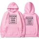 thumbnail image 3 of Sudadera con capucha personalizada para hombre y mujer, jerséis con logotipo personalizado, insignias, Top Unisex, 3 of 3