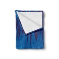 thumbnail image 2 of Trippy Soft Flannel Fleece Throw Blanket, Abstract Gas Background Exploding Motion Energy Modern Printed Illustration, Cozy Plush for Indoor and Outdoor Use, 60" x 80", Violet Blue, by Ambesonne, 2 of 5
