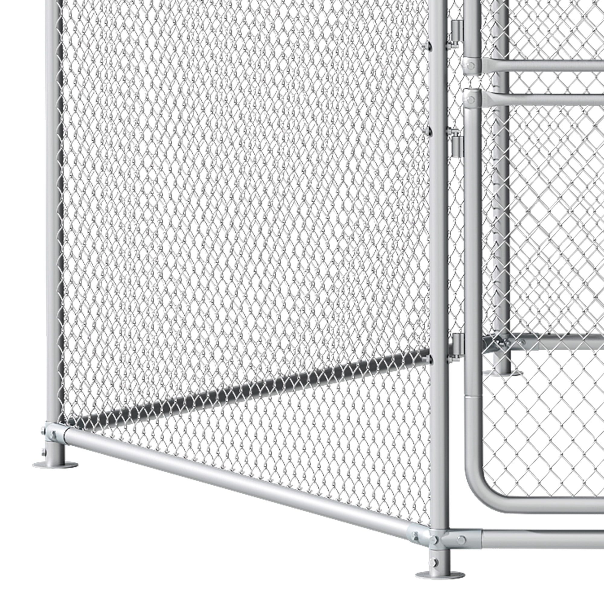 Uforic 9.8×6.2 ft ( 118" x 98" x 75" ) Large Outdoor Dog Kennel,Outside Heavy Duty Shade Dog Pen Playpen Pet Dog Enclosure Crate Dog Run House with UV & Waterproof Cover Fence