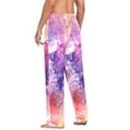 thumbnail image 6 of joogoo Men's Pajama Pants Purple Marble Cotton Long Sleepwear Lounge Pants XL, 6 of 7