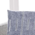 thumbnail image 3 of SAFAVIEH Lizabet Stripe Dashes Accent Pillow, 18" x 18", Blue/White, 3 of 4