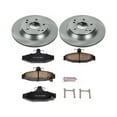 thumbnail image 3 of Power Stop Rear Stock Replacement Brake Pad and Rotor Kit KOE1523, 3 of 8