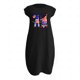 thumbnail image 4 of Vestido suelto informal de manga corta con bolsillo y cuello redondo con estampado del Día de la Independencia de algodón y lino de verano para mujer Fridja  qw4397, 4 of 4