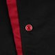 thumbnail image 5 of 2 unids / set chaqueta unisex profesion para proteger trabajo de hotel negro y rojo M Colco chaqueta de chef de manga corta, 5 of 8