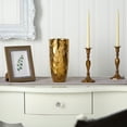 thumbnail image 3 of Nearly Natural 10in. Designer Gold Cylinder Vase, 3 of 3
