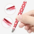 thumbnail image 3 of 2Pcs/Set Tweezers for Women - Slant Pointed Precision Tweezers for Eyebrows & Ingrown Hair Removal - Blackhead and Splinter Tweezer with Sharp Needle Nose Point for Plucking, 3 of 8