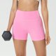 thumbnail image 3 of Gibobby Pantalones De Casuales Para Mujer Leggings elásticos de cintura alta para levantamiento de cadera para mujer, pantalones cortos de puntos para deportes, Yoga y Fitness(Rosa, M), 3 of 5