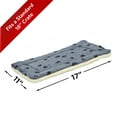 thumbnail image 3 of MidWest Homes for Pets, Blue Paw Print Reversible Fleece Dog Bed Designed to fit 18 inch Crate, 3 of 3