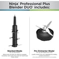 thumbnail image 5 of Licuadora Ninja BN751 Professional Plus DUO, 1400W Pico, 3 Programas Auto-IQ, Jarra 2.13 L, 2 Vasos Portátiles 710 ml, Negro (Renovado), 5 of 5