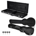thumbnail image 1 of Yescom 2 Set Electric Guitar Hard Cases Wooden Shell for Les Paul Style & Universal Fit Portable Gig Bag with Lock Studio Travel, 1 of 10