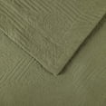 thumbnail image 6 of BNM 3 Piece Cotton Matelasse Scroll Bedspread Set, Queen, Sage, 6 of 10