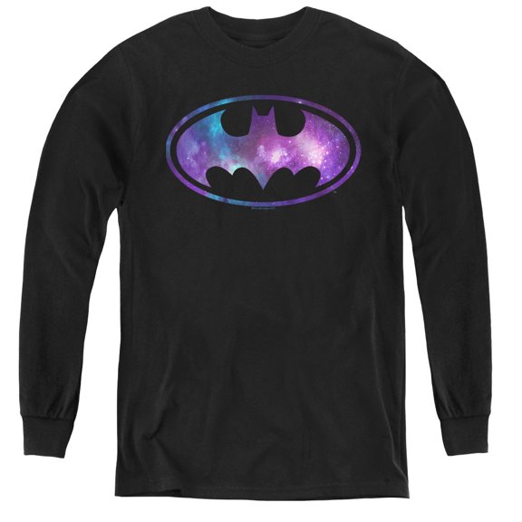 Batman - Galaxy Signal - Youth Long Sleeve Shirt - Small