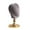 Gold base with gray, variant on Versatile Wig Holder Mannequin Head with Removable Stand Portable Wig Storage