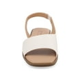 thumbnail image 6 of Journee Womens Brinsley Croco Texture Sling Back Flat Sandals, Widths Available, 6 of 9