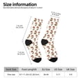 thumbnail image 2 of Balery Mushroom Calcetas Largas con Estampado para Hombre y Mujer – Suaves y Transpirables, Talla Única (US 5-11), 2 of 6