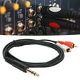 thumbnail image 3 of Cable de 635 mm a 2  adaptador divisor flexible de 15 m a 1/4 Cable de inserción Canal izquierdo derecho Salida de señal fuerte para micrófonos ANGGREK Otros, 3 of 8