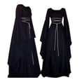 thumbnail image 2 of Mujeres Halloween victoriano renacimiento Medieval fiesta Cosplay disfraces carnaval gótico bruja, 2 of 3