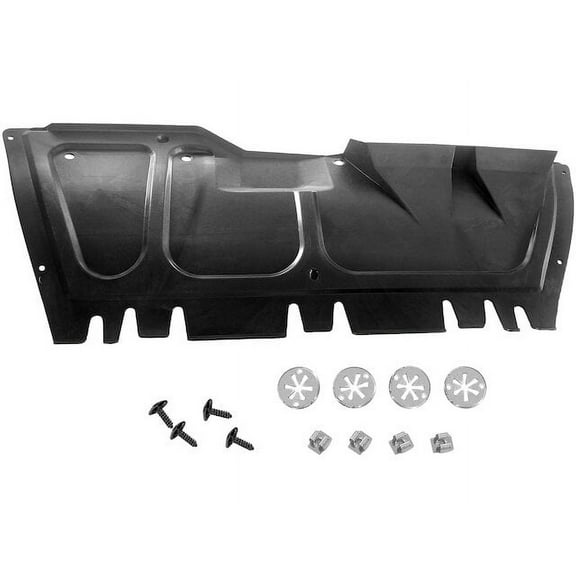 Front Center Undercar Shield - Compatible with 1998 - 2007 Volkswagen Beetle Hatchback 1999 2000 2001 2002 2003 2004 2005 2006