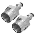 thumbnail image 1 of 2X Quick Connection Pressure Washer- for Lavor Vax,M22 Quick Insertion,2 x Hose Fitting,Silver, 1 of 5