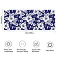 thumbnail image 3 of Pioneer Flower Floral Print Pattern Bathroom Rugs Mat, Non Slip Microfiber Bathroom Rug with Rubber Backing, Soft Mats for Bathroom Floor Tub Shower, 24"x60", 3 of 5