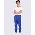 thumbnail image 6 of Real Essentials 3 Pack: Boys' Tricot Open Bottom Fleece-Lined Sweatpants with Pockets, 6 of 7