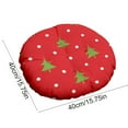 thumbnail image 3 of Christmas Chair Cushion Winter Seat Pad with Cotton Linen Fill, Printed Decorative Cushion for Dining Office Chair Indoor Outdoor Use(D), 3 of 5