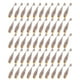 thumbnail image 1 of Cebos con forma de pez, 50 piezas/bolsa, señuelos de pesca artificiales, señuelos artificiales de cola de paleta, señuelos artificiales de estética elegante, 1 of 14