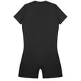 thumbnail image 6 of iEFiEL Mens Short Sleeve Button Crotch Shirt Romper Slim Fit Sports Running Leotard, 6 of 7