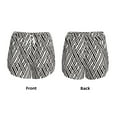 thumbnail image 5 of Haiem Black White Stripes Women's 2 in 1 Running Shorts - Lightweight Athletic Workout Gym Yoga Breathable Sports Shorts Liner with Phone Pockets-X-Large, 5 of 9
