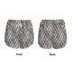 thumbnail image 3 of Balery Black White Stripes Pantalones cortos deportivos para mujer con forro y dos bolsillos, elásticos, para entrenamiento, gimnasio, yoga-XX-Large, 3 of 7