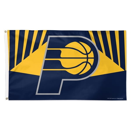 WinCraft Indiana Pacers 3 x 5 Horizontal Stripe Deluxe Single-Sided Flag