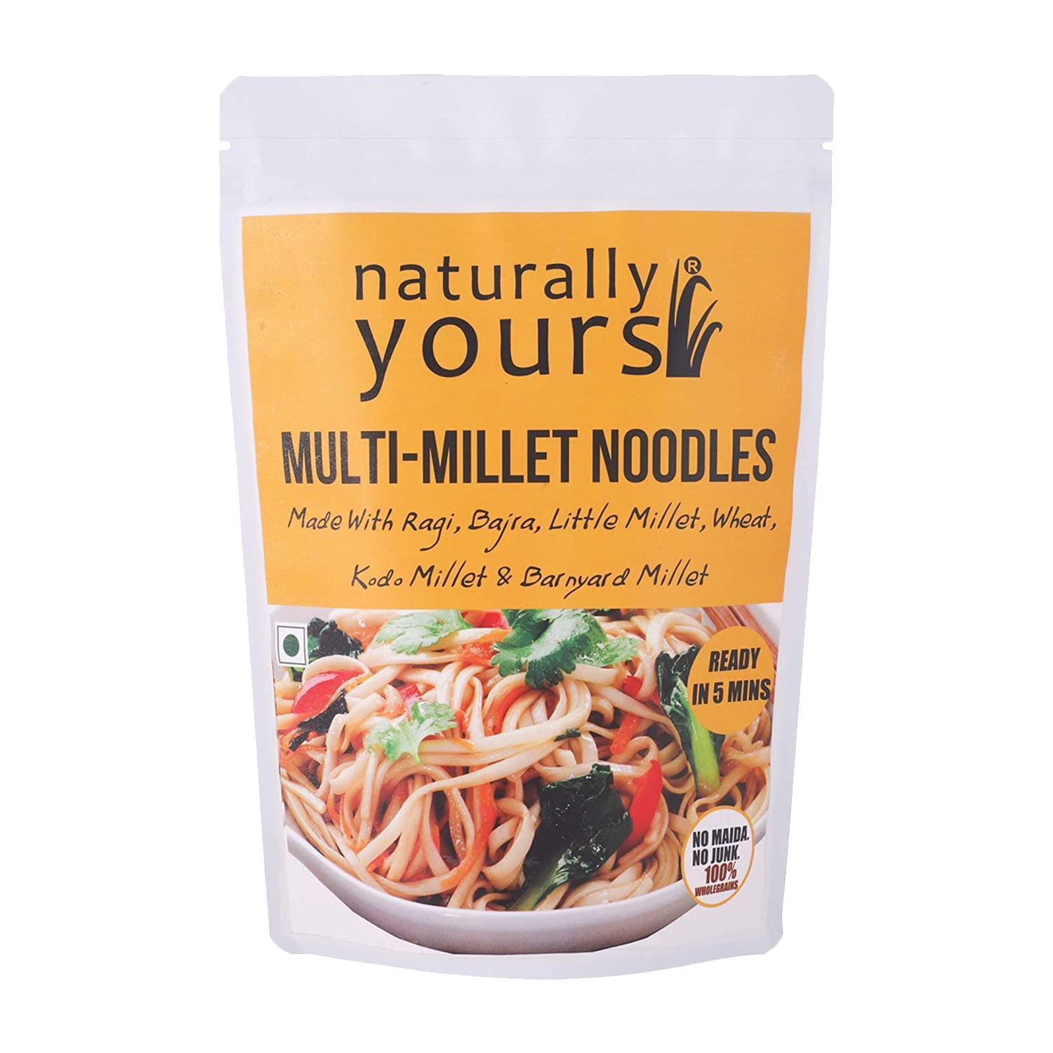 Naturally Yours MultiMillet Noodles 180 g (Pack of 1) Delicious, No