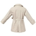 thumbnail image 2 of Richie House Girls' Double-breasted Coat with Belt RH1351, 2 of 2