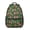 Football Field Green, variant on Football Icon Darkblue Pattern Backpack for School, Cute School Bag with Adjustable Shoulder Straps and Padded Back, 15.3"x11"x6.7"