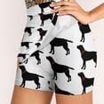 thumbnail image 5 of Black Labrador With Red Collar Women's skirt With Hide Pocket Tennis Skirt Golf Skirts Badminton Skirts Running skirts Dog Lab, 5 of 7