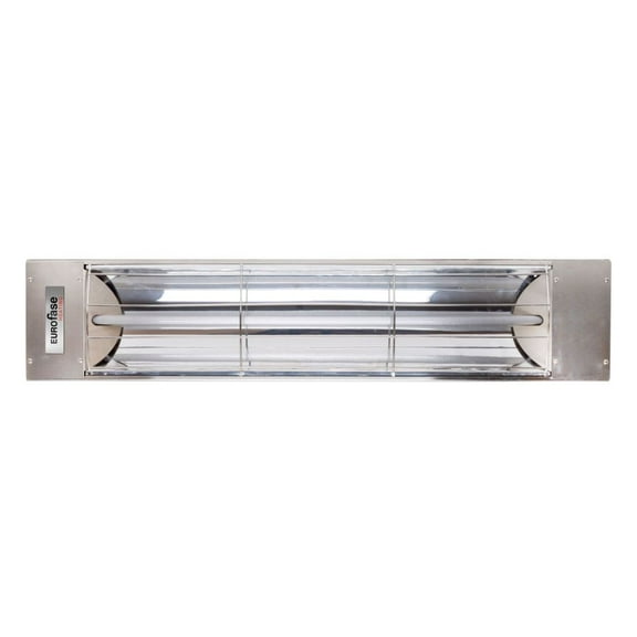 Eurofase Heating - 2500 Watt Single Element 39 Inch Electric Patio Heater-277 Voltage-Stainless Steel Finish-No Fascia Decorative Fascia