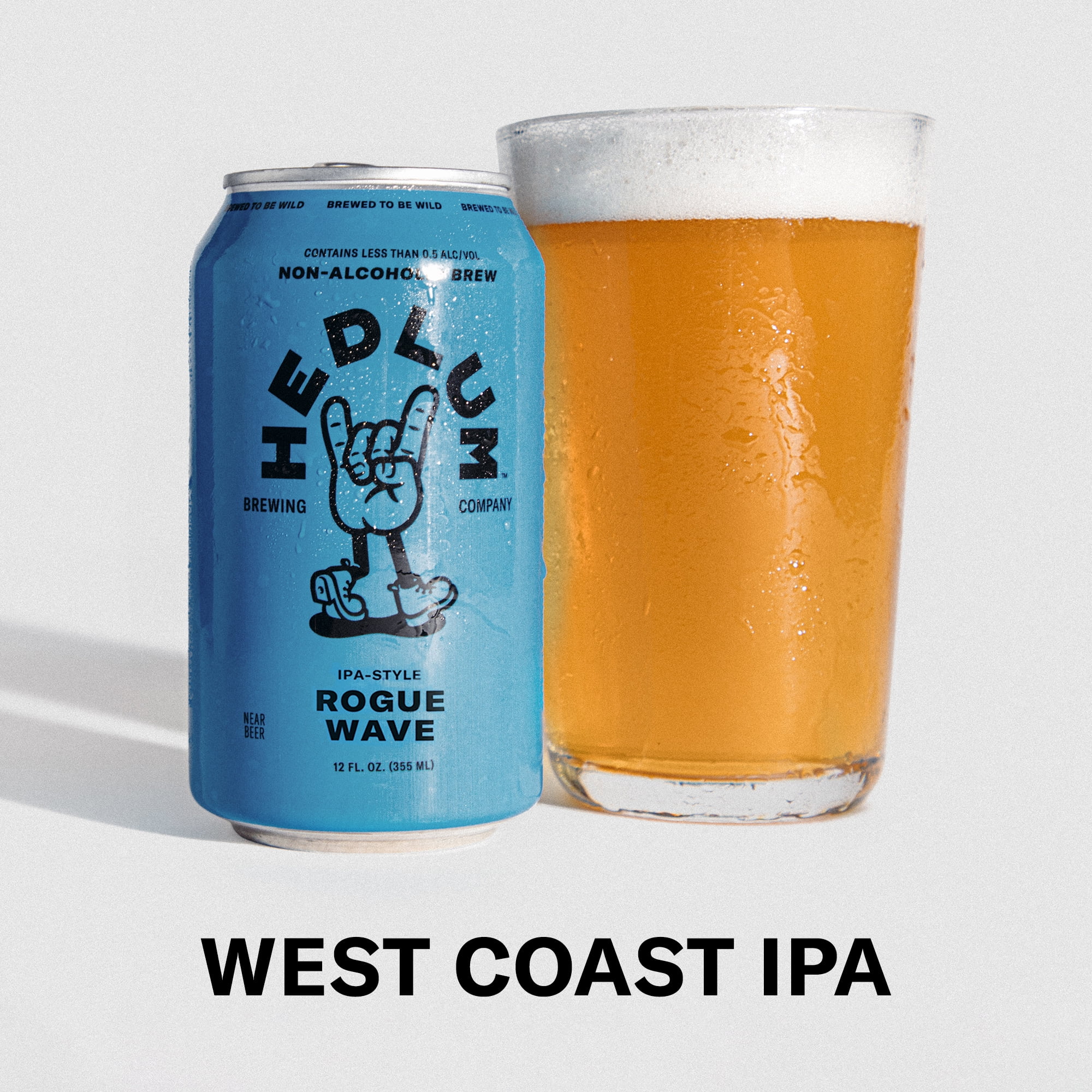 Rogue Wave IPA-Style 6-Pack (Non-Alcoholic Beer)