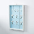 thumbnail image 2 of Wall Mounted Key Hook Rack Wood Floating Storage Shelf For Home Wall Decorations, 2 of 9
