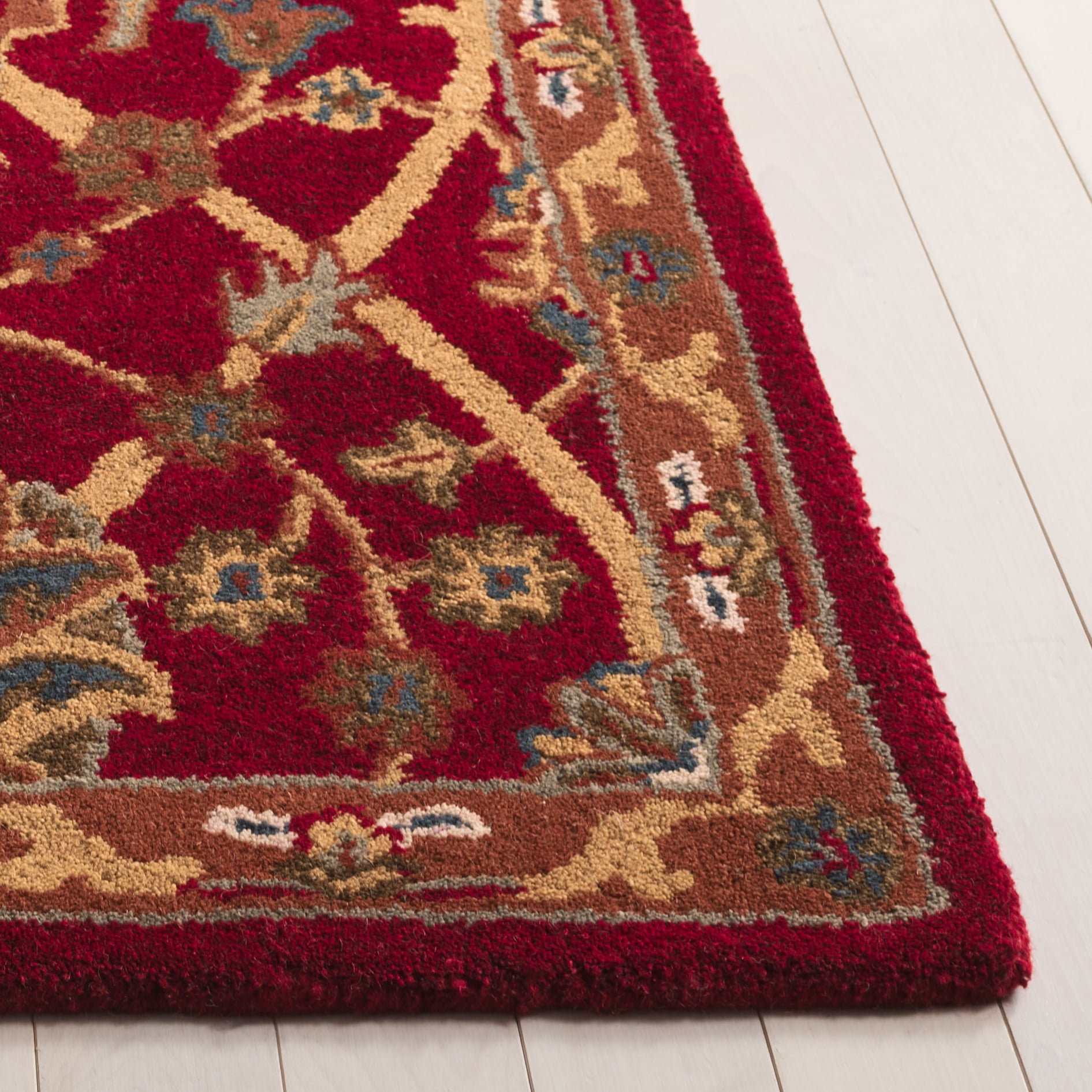 Safavieh Heritage Tanner Oriental Wool Runner Rug, Red, 2'3" x 14'