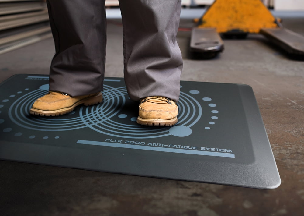 AFS-TEX® 2000 Gray Active Anti-Fatigue Mat - 20" x 32"