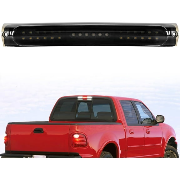 Nilight Third Brake Light Tail High Mount 3rd Stop Cargo Reverse Lights Smoked Lens Compatible with Ford F150 1997 1998 1999 2000 2001 2002 2003 F-150 Heritage 2004 Pickup Truck Rear Cab Lamp