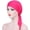 Hot Pink, variant on Women's Muslim Turban Cap Wrap Hat,Soft Breathable Stretch Head Cover Cap,Lightweight Daily Wear Headwrap for Sleeping,Travel,Beach,and Hair Loss Coverage Black One Size