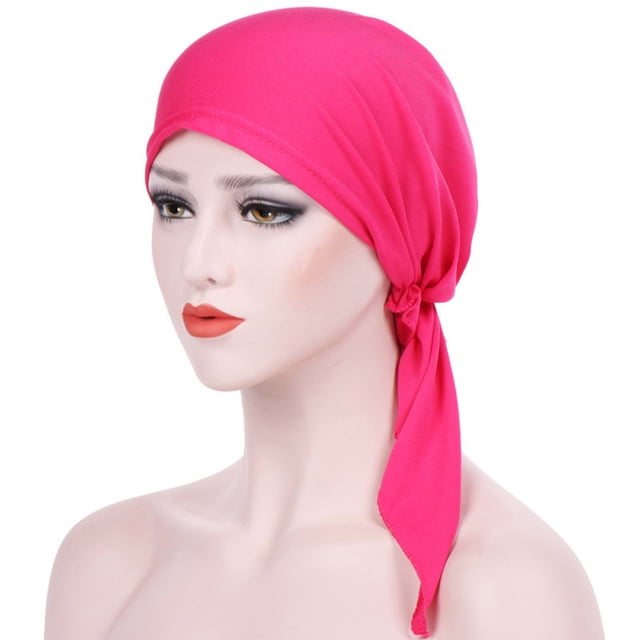 Chapeau Turban Extensible Musulman pour Femmes Bonnet Chimio Foulard de Tête