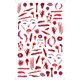 thumbnail image 2 of Pegatinas para uñas para decoración de uñas, pegatinas para uñas para mujeres, pegatinas para uñas de Europa y América, pegatinas para Halloween, pegatinas rojas a juego para uñas., 2 of 5