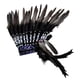 thumbnail image 3 of Tocado de plumas de inspiración nativa americana hecho a mano con plumas artificiales culturales Estilo C, 3 of 9