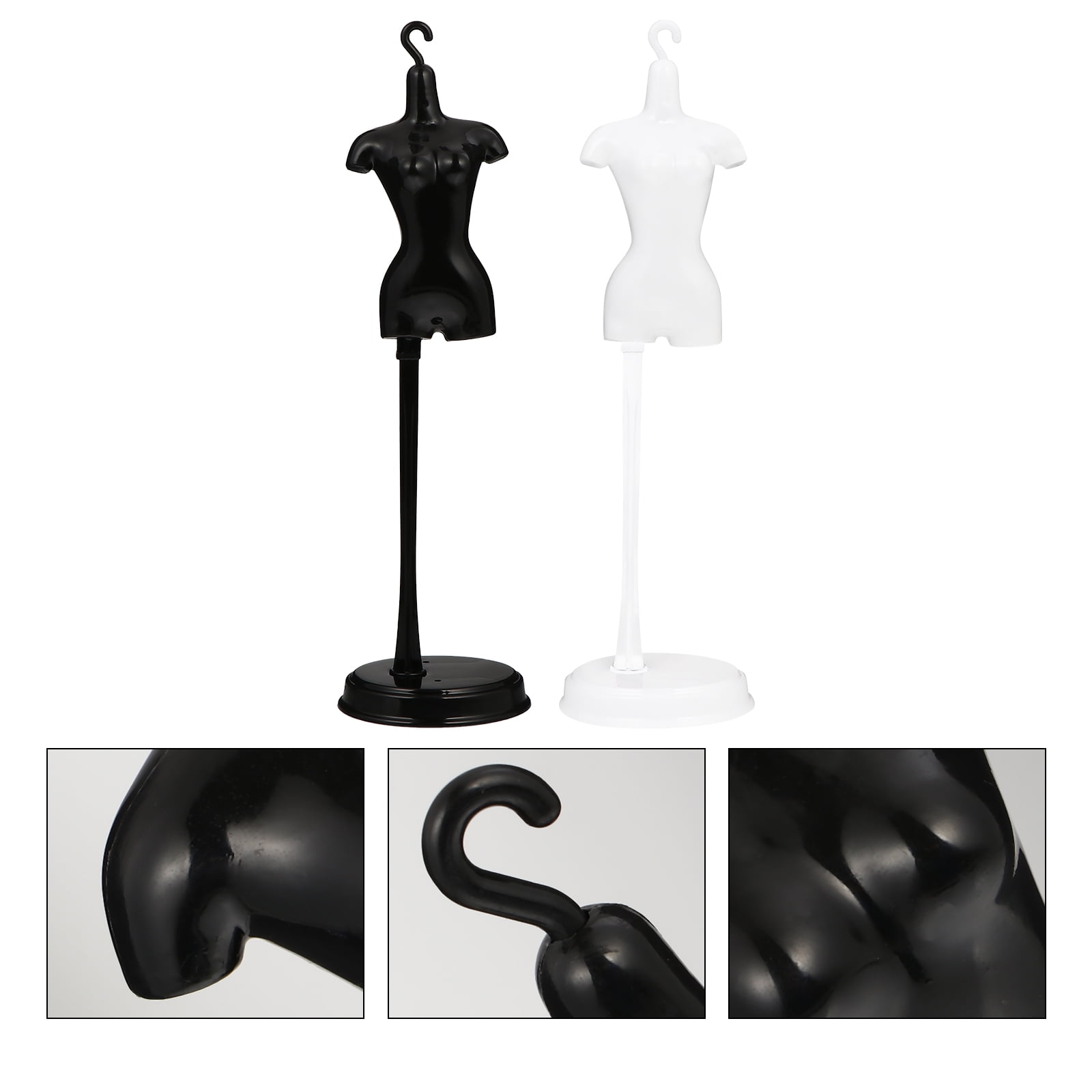 Black Doll Clothes Display Holder Accessories Mannequin - Temu